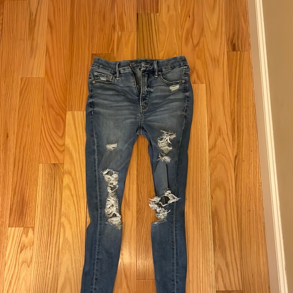 American eagle super high rise jeggings